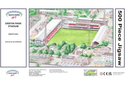 Griffin Park Stadium Fine Art Jigsaw Puzzle - Brentford FC